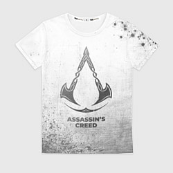 Футболка женская Assassins Creed - white gradient, цвет: 3D-принт