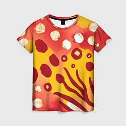 Футболка женская Африканский паттерн, цвет: 3D-принт