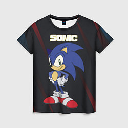 Футболка женская Sonic, цвет: 3D-принт
