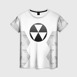 Футболка женская Fallout white poly, цвет: 3D-принт