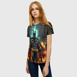 Футболка женская Бэтмен эпик, цвет: 3D-принт — фото 2