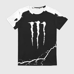 Женская футболка Monster energy storm energy