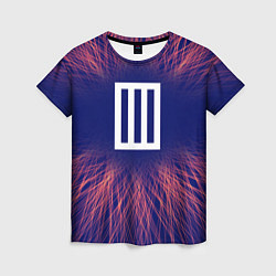 Футболка женская Paramore red energy, цвет: 3D-принт
