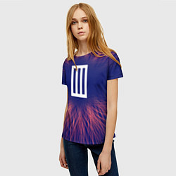 Футболка женская Paramore red energy, цвет: 3D-принт — фото 2