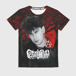 Футболка женская Сектор газа красный лес, цвет: 3D-принт