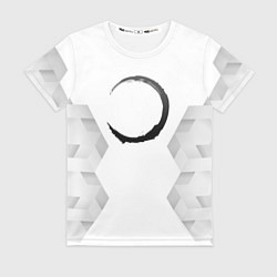 Футболка женская Demon Slayer white poly, цвет: 3D-принт