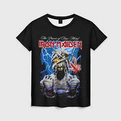 Футболка женская Powerslave Iron Maiden - мумия, цвет: 3D-принт