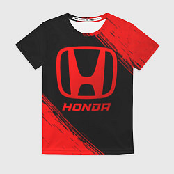 Футболка женская Honda - red gradient, цвет: 3D-принт