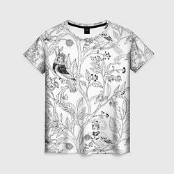 Женская футболка Птицы Сирин