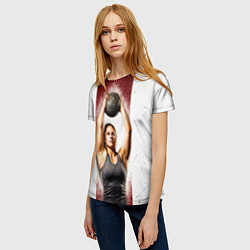 Футболка женская Толкательница ядра, цвет: 3D-принт — фото 2