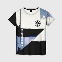 Женская футболка Volkswagen логотип