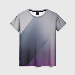 Женская футболка Color grey with stripes