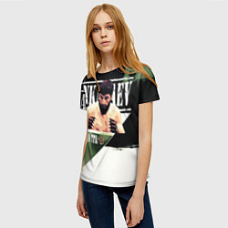 Футболка женская Магомед Анкалаев боец ММА, цвет: 3D-принт — фото 2