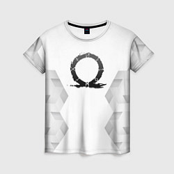 Женская футболка God of War white poly