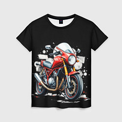 Женская футболка Red Moto