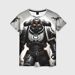 Футболка женская Warhammer 40k космодесант, цвет: 3D-принт