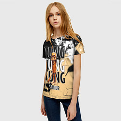 Футболка женская Тунг тунг тунг сахур итальянские мемы, цвет: 3D-принт — фото 2