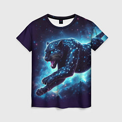 Футболка женская Fantastic star panther - ai art fantasy, цвет: 3D-принт