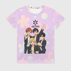Футболка женская Astro anime, цвет: 3D-принт