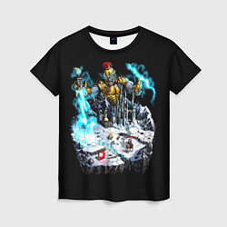 Футболка женская Титан башни - Герои Меча и Магии 3, цвет: 3D-принт