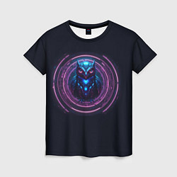 Футболка женская Магическая сова, цвет: 3D-принт