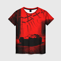 Футболка женская Японский спорткар, цвет: 3D-принт