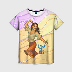 Футболка женская Lana Del Rey танцует, цвет: 3D-принт
