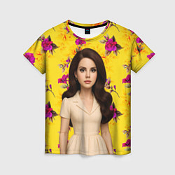 Футболка женская Lana Del Rey образ куклы, цвет: 3D-принт
