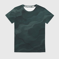 Футболка женская Объемный текстурный камуфляж, цвет: 3D-принт