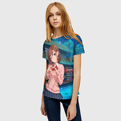 Футболка женская Милашка Сиратори Айра Дандадан, цвет: 3D-принт — фото 2