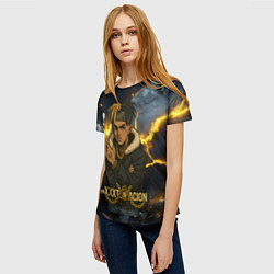 Футболка женская XXXTentacion мультяшный стиль, цвет: 3D-принт — фото 2