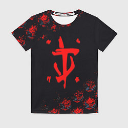 Футболка женская Doom cyberpunk, цвет: 3D-принт