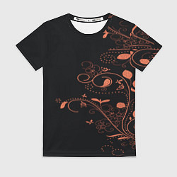Футболка женская Китайский орнамент, цвет: 3D-принт