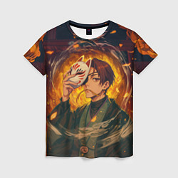 Футболка женская Хаято Суо - Ветролом, цвет: 3D-принт