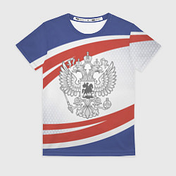 Футболка женская Герб России, цвет: 3D-принт