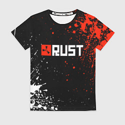Футболка женская Раст - лого, цвет: 3D-принт