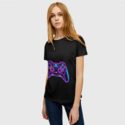 Футболка женская Gamepad, цвет: 3D-принт — фото 2