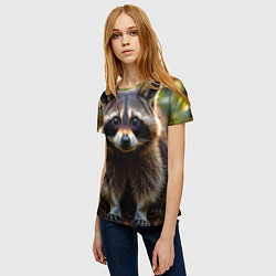 Футболка женская Полоскун, цвет: 3D-принт — фото 2