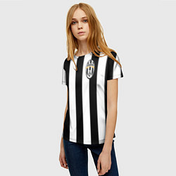 Футболка женская Juventus: Tevez, цвет: 3D-принт — фото 2