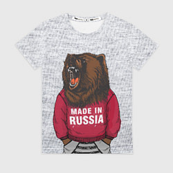 Футболка женская Made in Russia, цвет: 3D-принт