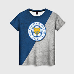 Футболка женская Leicester City FC цвета 3D-принт — фото 1