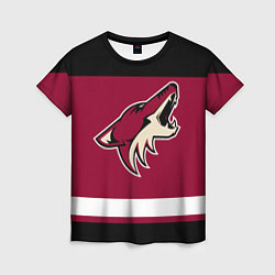 Футболка женская Arizona Coyotes, цвет: 3D-принт