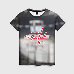 Футболка женская Washington Capitals, цвет: 3D-принт