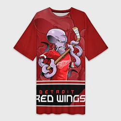 Женская длинная футболка Detroit Red Wings
