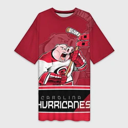 Женская длинная футболка Carolina Hurricanes