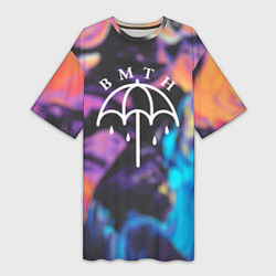 Женская длинная футболка BMTH Rain