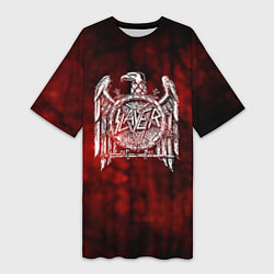 Женская длинная футболка Slayer: Blooded Eagle