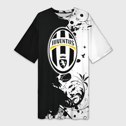 Женская длинная футболка Juventus4
