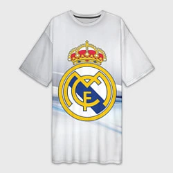 Женская длинная футболка Реал Мадрид
