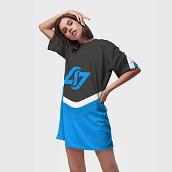 Футболка женская длинная CLG Uniform, цвет: 3D-принт — фото 2
